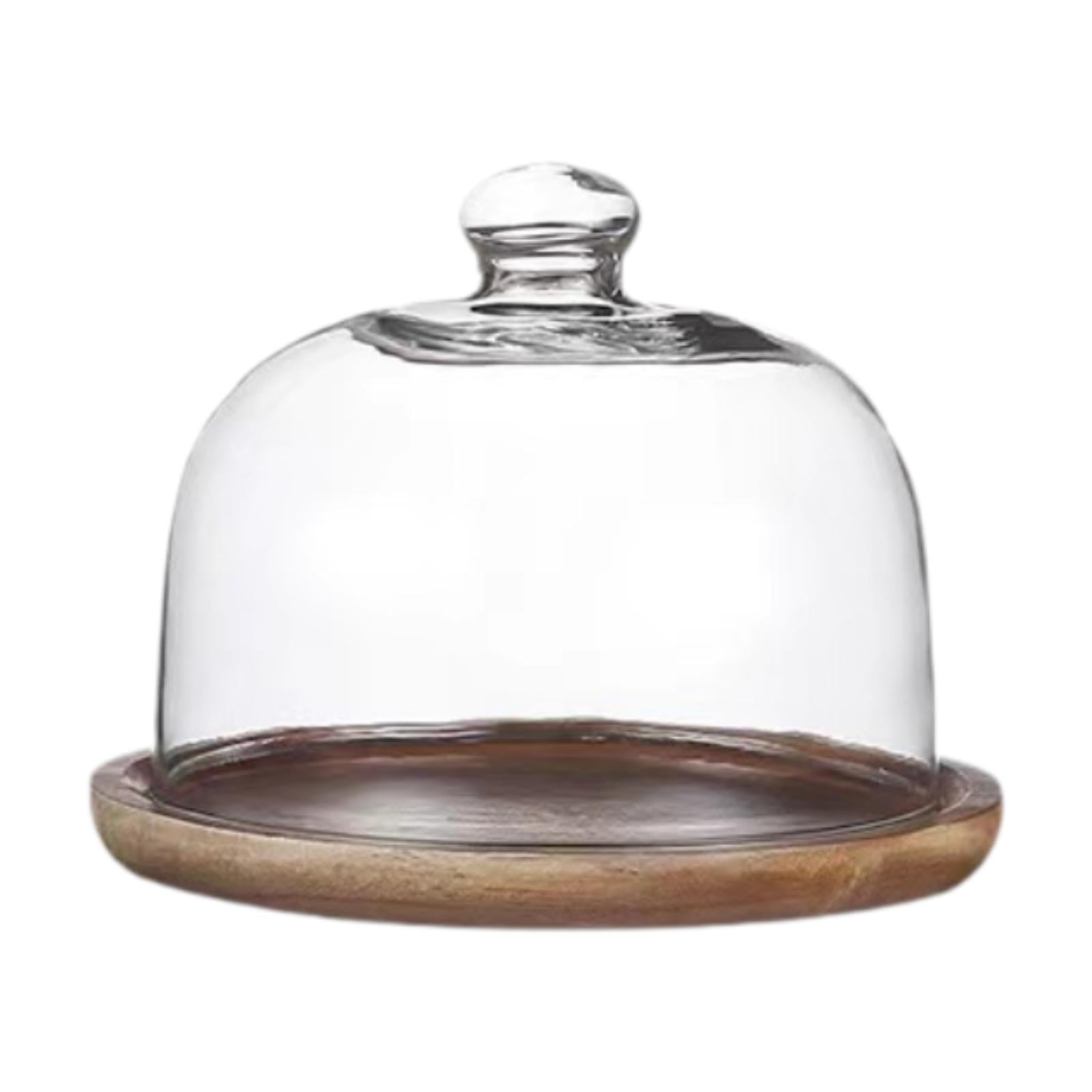 Soporte De Madera Para Tartas Con Tapa, Bandeja Para Servir
