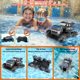 thumbnail image 3 of Coche RC UFULMN 8WD Anfibio Impermeable Azul, 3 of 6