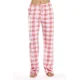 thumbnail image 4 of Pantalones de pijama a cuadros para mujer, 100 % algodón jersey, 4 of 5