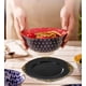 thumbnail image 3 of Set 3 Bajo Plato Base Negro Y Borde Dorado Decorativo Jhn, 3 of 3