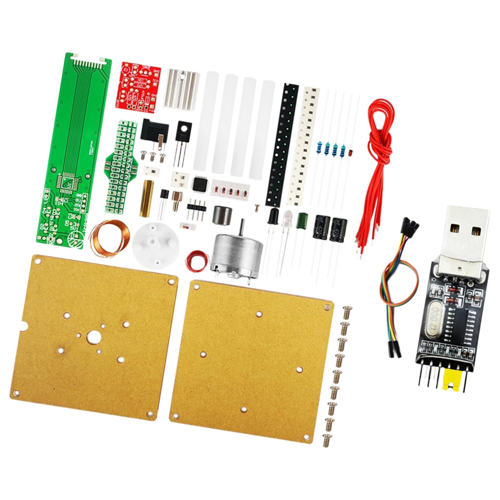 Ioensy - Kit De Práctica De Soldadura Con Pantalla Led Flotante Para Principiantes, Regalo Para Estudiantes, Kit De Bricolaje (Descargador)