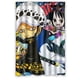 thumbnail image 1 of Cortina de ducha de piratas de Anime One Piece, juego de cortina de baño con ganchos, tamaño 48 x 72 pulgadas, 1 of 3