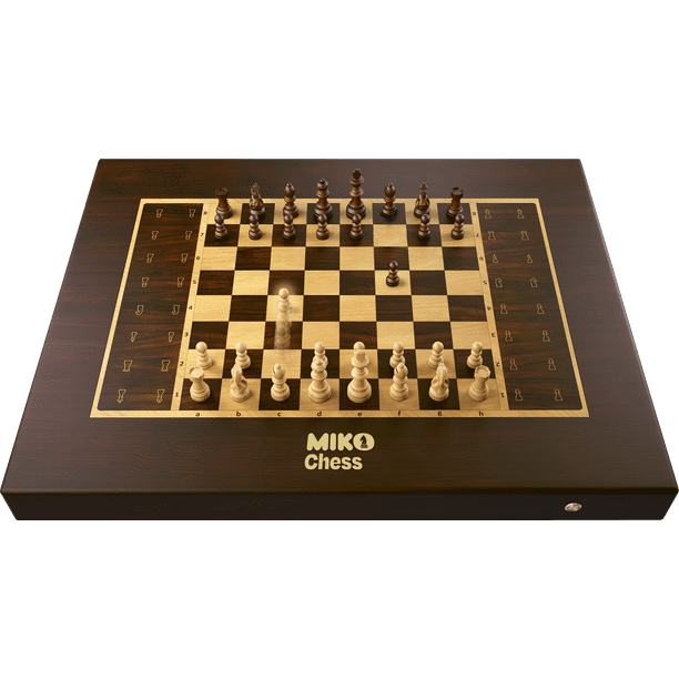 Miko Tablero de Ajedrez Chess Grand Ultimate con IA, Juego Global, IA Adaptativa, Coaching de Ajedrez Personalizado y Batería de Larga Duración