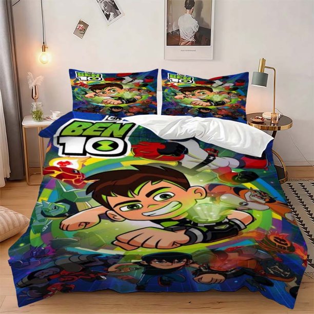 3pcs Ben Tanner Alien Adventure Pattern Bedding Set Soft And Comfortable Suitable for All Seasons