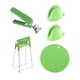 thumbnail image 5 of Juego Antiescaldaduras De Cocina Que Se Mueve Fácilmente Y Protege Las Manos, Resistente, Multiusos, Verde, 5 of 5