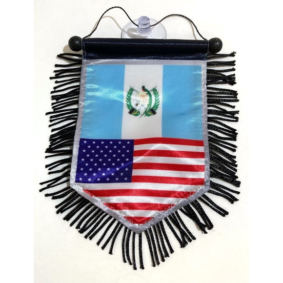 Espejo retrovisor con bandera para coche, Guatemala, EE. UU., PRK 14