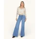 thumbnail image 1 of Jeans Wide Leg Azul Medio Tiro Alto Sicilia Divine, 1 of 3