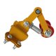 thumbnail image 2 of Tensor De Cadena De Moto Ajustador De Cadena De Metal Para La Mayoría De Motocicletas ATV Amarillo, 2 of 4