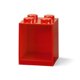 thumbnail image 1 of Shelf Room Copenhagen Lego Brick 4 Stud, color rojo, 1 of 9