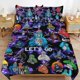 thumbnail image 1 of Gorilla Tag Bedding Set Duvet Cover Comfortable and Lightweight Cartoon Bedding 3 Piece Bed Set Twin(1 Duvet Cover and 2 Pillowcase), 1 of 3