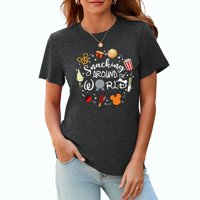 Camiseta Talovee Magical Castle Magic Kingdom Para Mujer