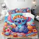 thumbnail image 1 of v2041 Bed Sheets Stitch Bedding Sets Soft Anime Comforter Cover Bed Cover Duvet Cover Pillow Case - Pieces Sets Kids Adult Size Gifts 3-Piece Bedding Set (1 Duvet Cover + 2 Pillow Shams) Bed Sheets ju, 1 of 5