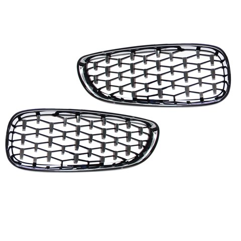 Ioensy - La Parrilla Del Riñón Del Parachoques Delantero 51137181547 Para El Automóvil Z4 E89 Reemplaza El Estilo A