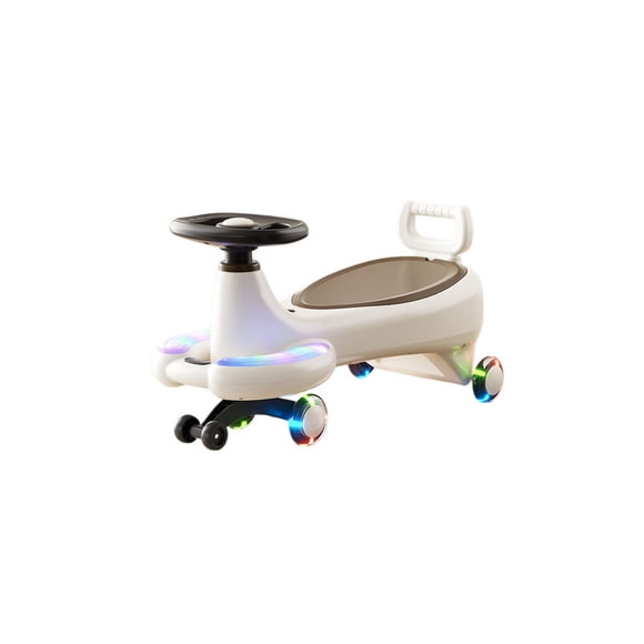 Andador Giro Max Twist Car Correpasillos con Música Y Luces Led Café
