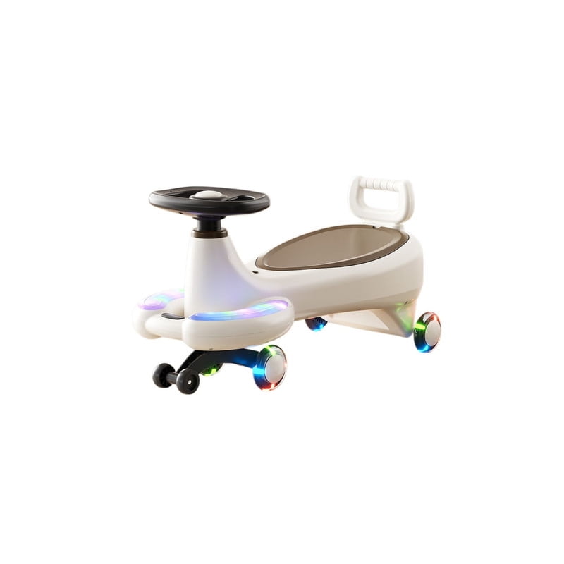 Babyluna - Andador Giro Max Twist Car Correpasillos Con Música Y Luces Led Café
