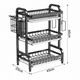 thumbnail image 2 of Escurridor de Platos 3 Niveles Metálico con Bandeja 90x43x23cm Organizador Cocina, 2 of 3