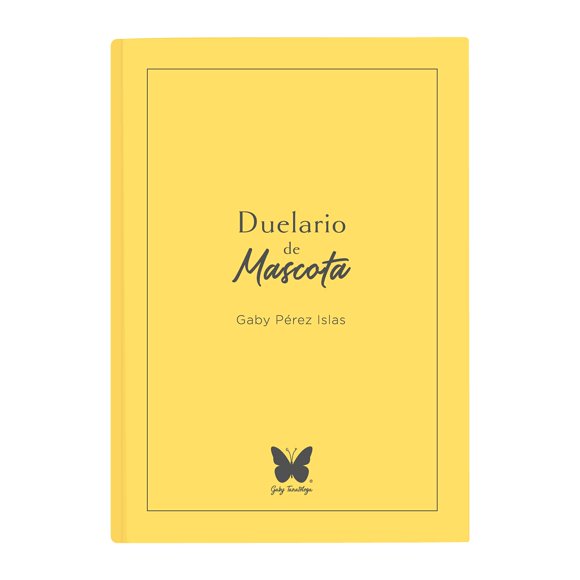Libro en blanco Gaby Tanatologa Duelario de duelo para mascotas (Español)
