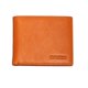 thumbnail image 1 of Cartera BREED Locke de piel auténtica con doble pliegue, naranja, 1 of 4