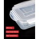 thumbnail image 2 of Juego de recipientes de almacenamiento de alimentos FOOYOO, 56 piezas, herméticos sin BPA, 2 of 3
