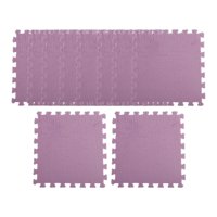 Magideal - 10 Uds. Alfombrilla De Espuma De Felpa Antideslizante 30X30Cm Alfombra De Escalada Suave Alfombrillas Para El Área De La Alfombra Para El Ejercicio De Violetas