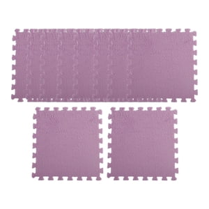 Magideal - 10 Uds. Alfombrilla De Espuma De Felpa Antideslizante 30X30Cm Alfombra De Escalada Suave Alfombrillas Para El Área De La Alfombra Para El Ejercicio De Violetas
