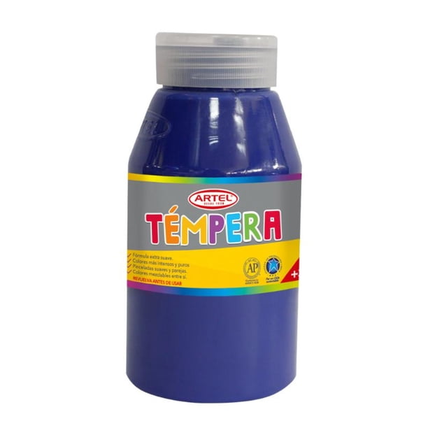 Frasco Tempera 250 Ml. Artel azul