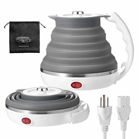 Tetera eléctrica LOUTYTUO plegable de viaje 1,7 L