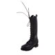 thumbnail image 3 of Botas De Cuero PU A Escala 1: 6 Zapatos Masculinos Para Figura De Acción De Soldado De 12 Pulgadas Negro, 3 of 5