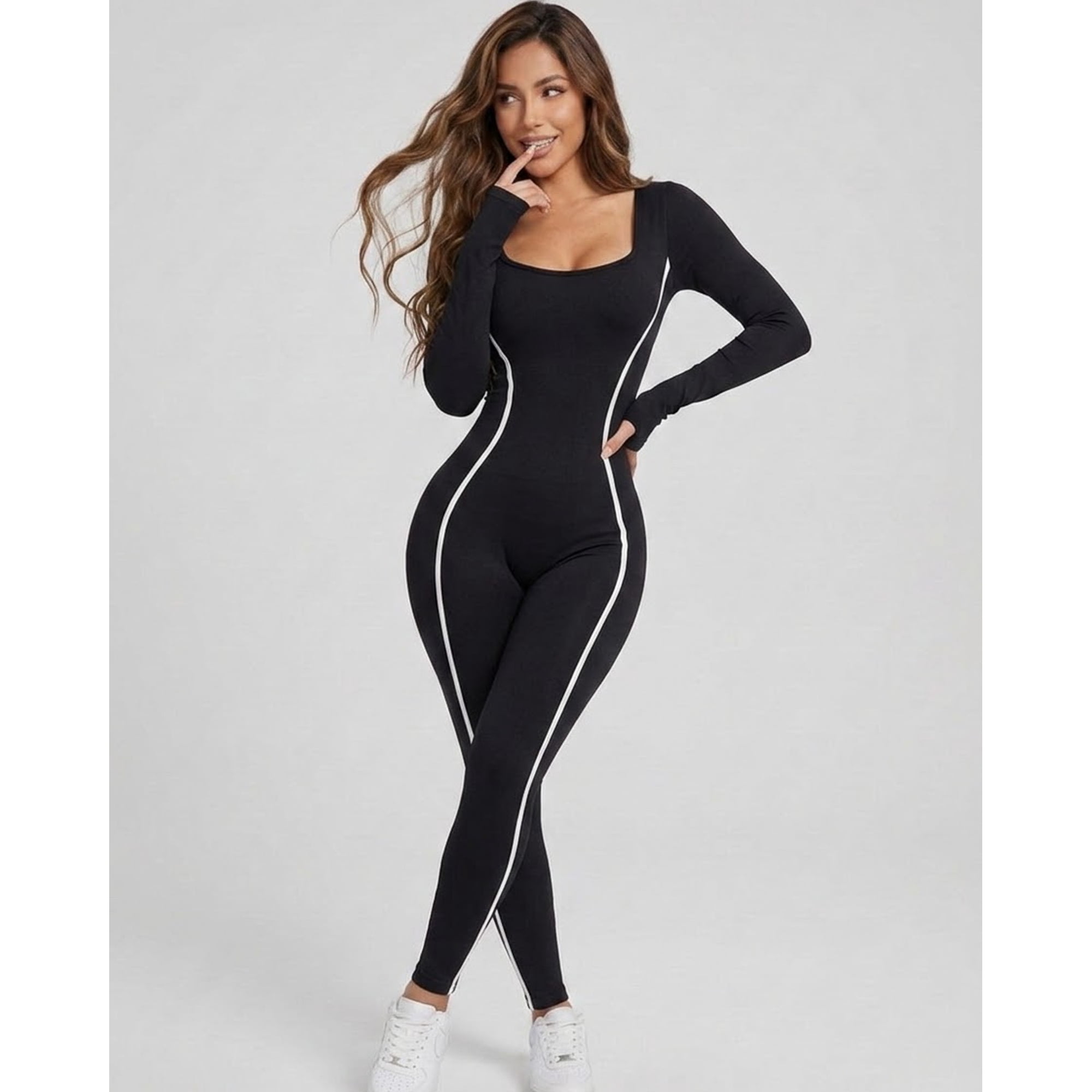 Flix Spa - Enterito Modelador Mujer Manga Larga Sport