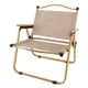 thumbnail image 1 of Silla plegable para acampar, resistente, cómoda, ligera, plegada, práctica, asiento de senderismo para muebles para el hogar, pesca, mochilero, , Caqui Medio, 1 of 5
