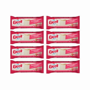 Pack 8 Traperos Humedos Excell Todo Tipo De Pisos Primavera 10 Unid Cada Uno.