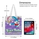thumbnail image 5 of Tiny Toon Adventures Bolso de tela con estampado de lienzo para mujer, bolsa de compras reutilizable y estética, con cremallera interior, regalo para mujer,38*45cm., 5 of 6