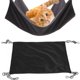thumbnail image 1 of Cama De Gato Para Jaula Colgante Lavable Esterilla Al Aire Libre Suave Cama De Refrigeración Impermeable Para Gatitos Grandes 16 5 * 22 En (negro), 1 of 3
