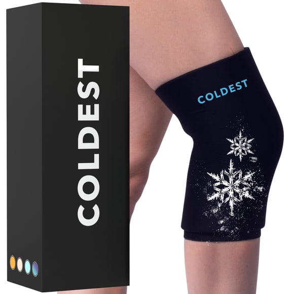 Knee Ice Pack The Coldest Water 360 Compression Black M