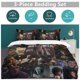 thumbnail image 5 of Moon Knight Family Bed 3 Piece Set Personalized Bedding Decor for Kids And Teens Anime Student Dormitory Cover, 5 of 5