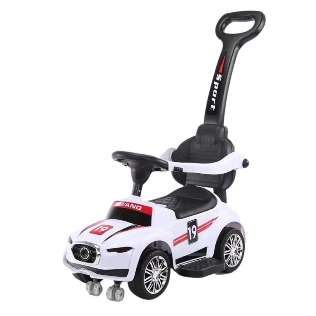 Mundo Online - Auto Correpasillos Andador 2 En 1 Con Mango