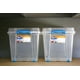 thumbnail image 3 of Pack 10 Cajas Organizadoras 27lts Wenco C/ Ruedas 31x30x40cm Transparente 27l Rollbox, 3 of 8