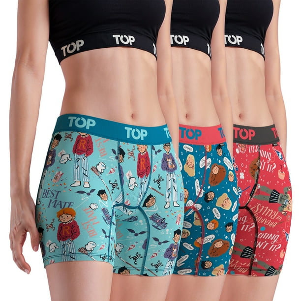 Bóxer Medio MUJER Algodón Pack 3 Harry Potter TOP