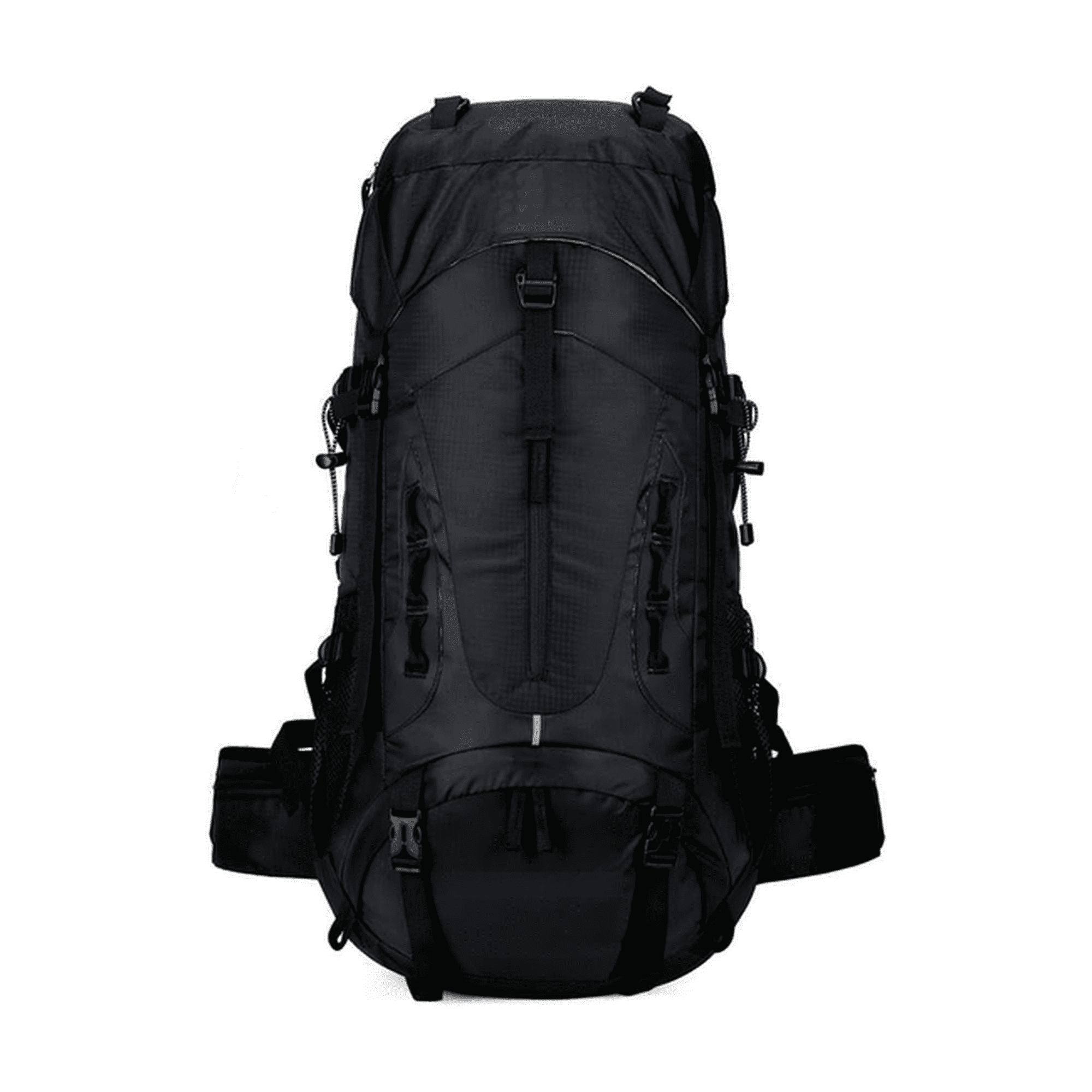 Genérico - Mochila Impermeable 60l Con Cubre Mochila Color Negro