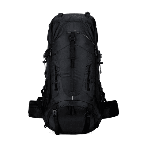 Genérico - Mochila Impermeable 60L Con Cubre Mochila Color Negro