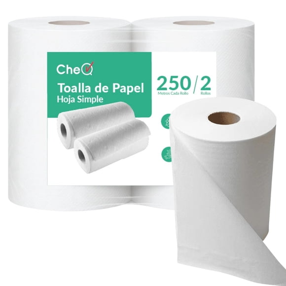 Toalla Papel Nova Industrial 2 Rollos X 250 Mts cheQ