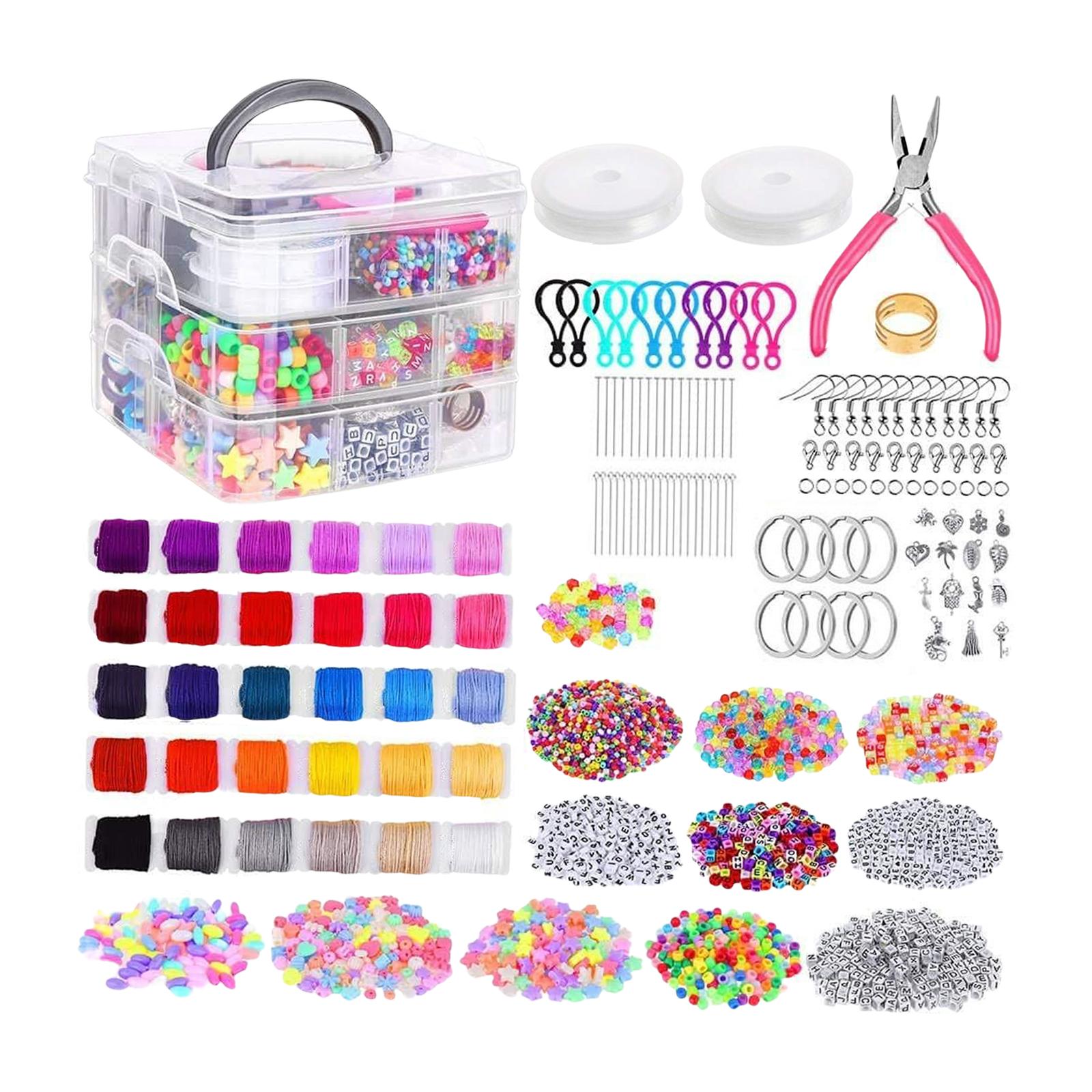 Magideal - Conjunto De Herramientas De Bisutería, Joyería Acrílica De Calidad Para Crear Collares Y Pulseras; Suministros Para La Fabricación De Joyas Duraderas