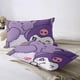 thumbnail image 4 of Kuromi Bedding Sets Bed Cartoon Duvet Cover Lightweight 3 Piece Bet Sets for Kids Boys Girls, 4 of 5