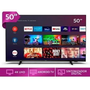 Smart Tv Philips Led Uhd 4K 50"" 50Pud7406-44