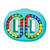 Bothyi - Creative Magic Bean Cubes Toys Rompecabezas 3D Para Niños Adultos Descompresión Azul