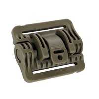 Ioensy - Chaleco Deslizante De Hebilla De Liberación Rápida Para Correa De Mochila De Caza Accesorios De Cinturón Verde Corto