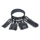 thumbnail image 1 of Heavy Duty Tool Belt Loop 5 en un Cinturón de Herramientas Ajustable Y Bolsas Adecuado para Electricistas de Agua Decorador Almacenamiento de Tr , negro, 1 of 5
