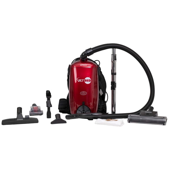 Aspiradora Atrix Jet Red HEPA de mochila 1400 W