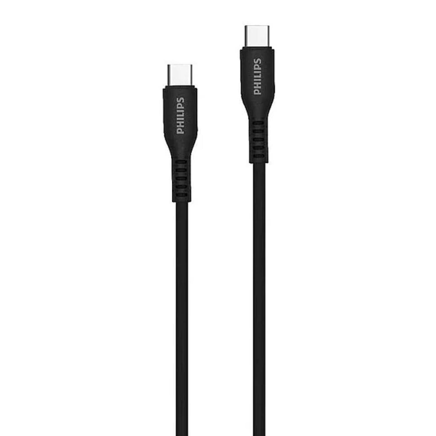 Philco - Cable Usb C A Usb C 1mt 60w Negro Dlp8601b/71