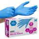 thumbnail image 1 of Guantes de reconocimiento médico Medpride Nitrile Medium Blue, 1 of 5